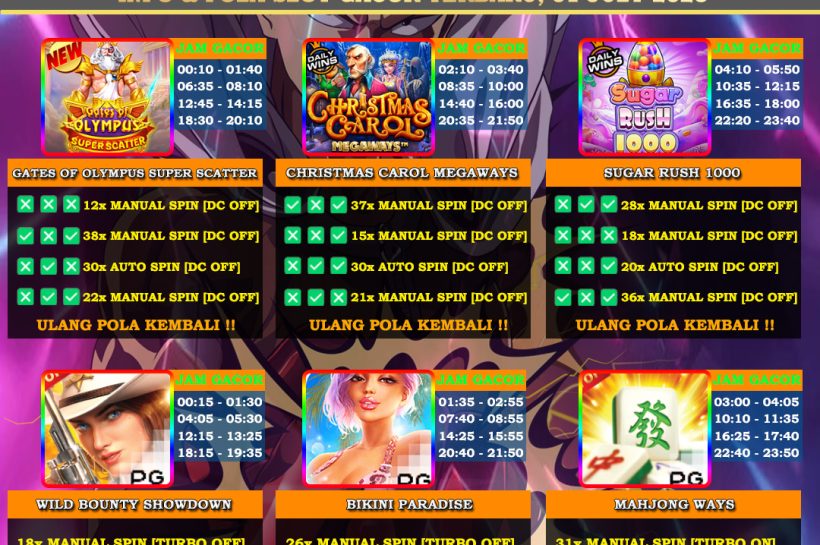 Info Slot Gacor Mudah Menang 01 JULY 2025 INFO-&-POLA-SLOT-GACOR-OYEN4D-01-JULI-2025