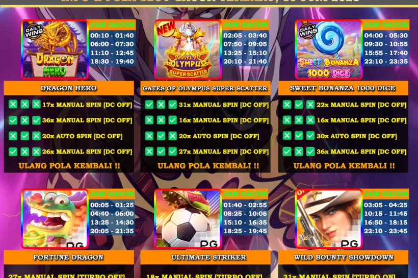 Info Slot Gacor Mudah Menang 10 JUNI 2025 INFO-&-POLA-SLOT-GACOR-OYEN4D-10-JUNI-2025